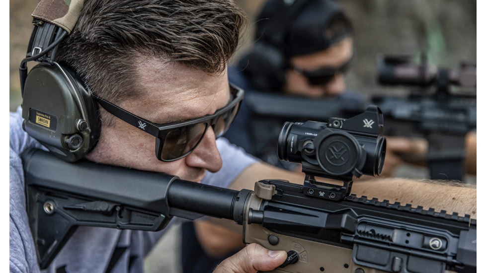 Vortex Banshee Sunglasses, Black/Amber, Gold Mirror, EBA-BKA-GL