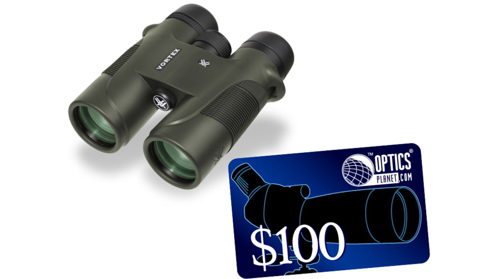 Vortex Diamondback 10x42mm Binocular &amp; 100 OpticsPlanet.com Email Gift Certificate