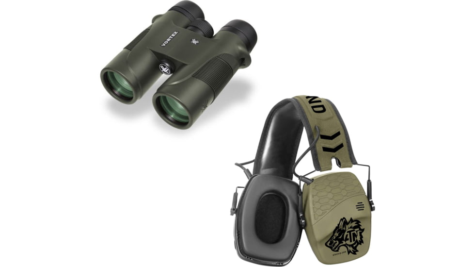 Vortex Diamondback Binocular &amp; ATN X-Sound Hearing Protector