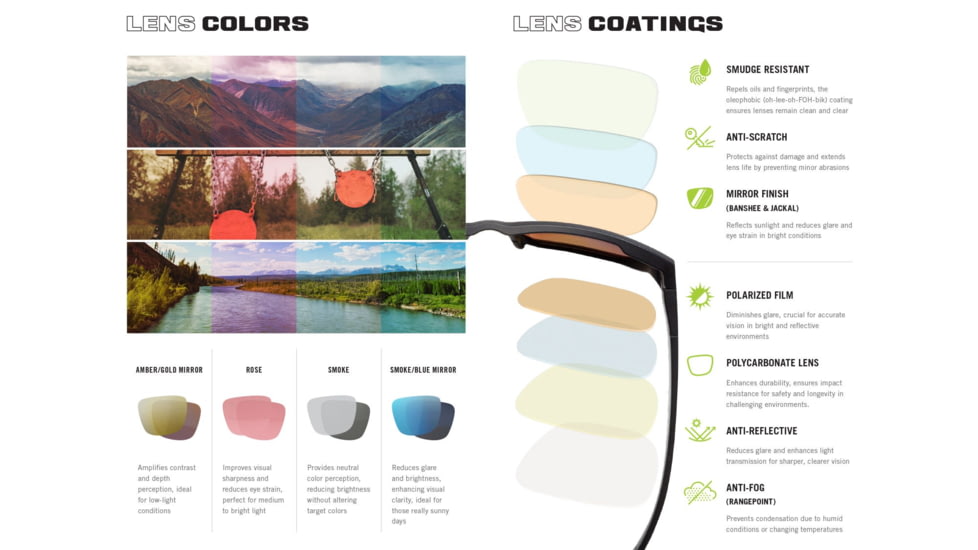 Vortex Jackal Sunglasses, Black/Amber, Gold Mirror, EJA-BKA-GL