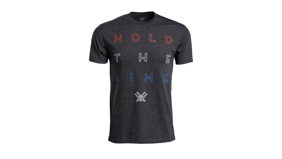Vortex Men's SS Hold the Line Tee, Charcoal Heather, S 119047-CHH-S