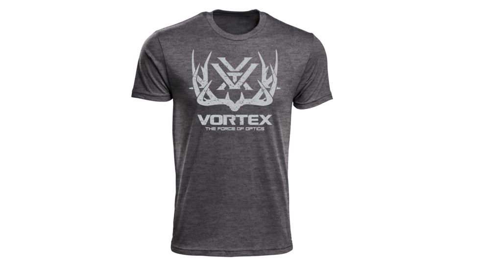 Vortex Men's SS Mule Deer Tee, Graphite Heather, XL 119042-GRH-XL