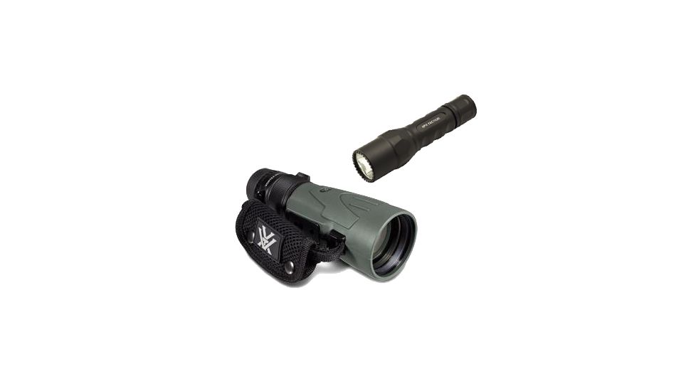 Vortex Recon 15x50 Mountain Spotting Scope w/ Surefire 6PX LED Tactical Flashlight 