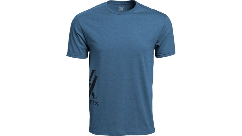 Vortex Side Hustle Logo Short Sleeve T-Shir t- Mens, Royal Heather, Medium, 119050-ROH-M