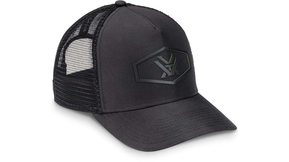 Vortex Structured Cap - Mens, Black, OSFM, 123-08-BLK