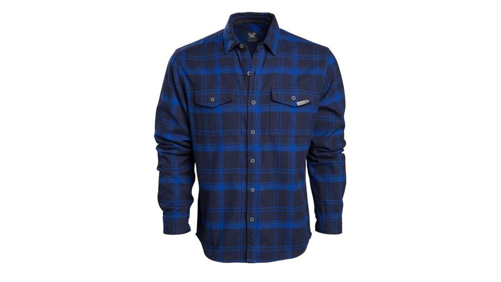 Vortex Timber Rush Flannel - Mens, Blue Jay, Extra Large, 220-14-BLJXL