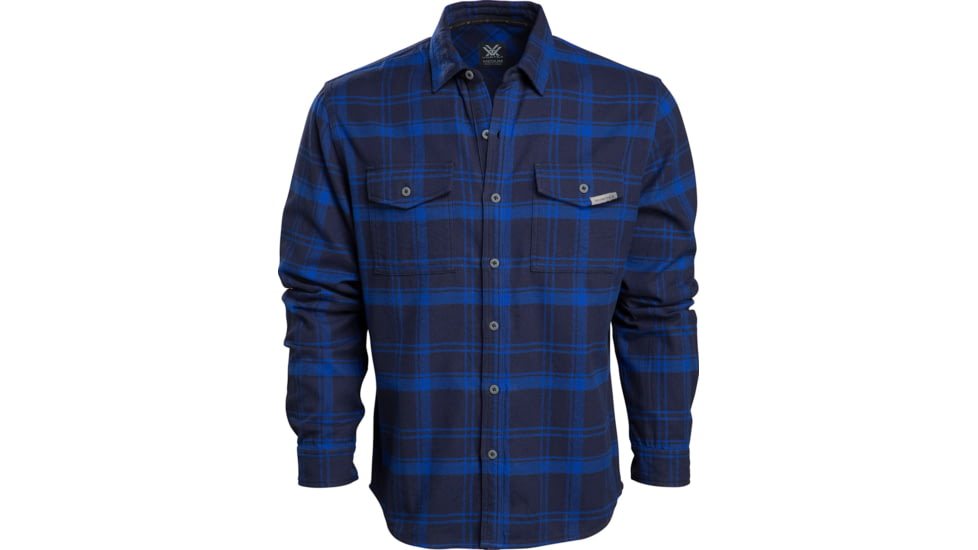 Vortex Timber Rush Flannel - Mens, Blue Jay, Extra Large, 220-14-BLJXL