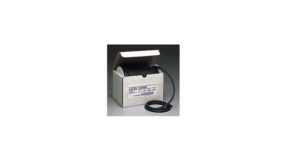 VWR Black Latex Rubber Tubing BL402R 50'' Reel Length