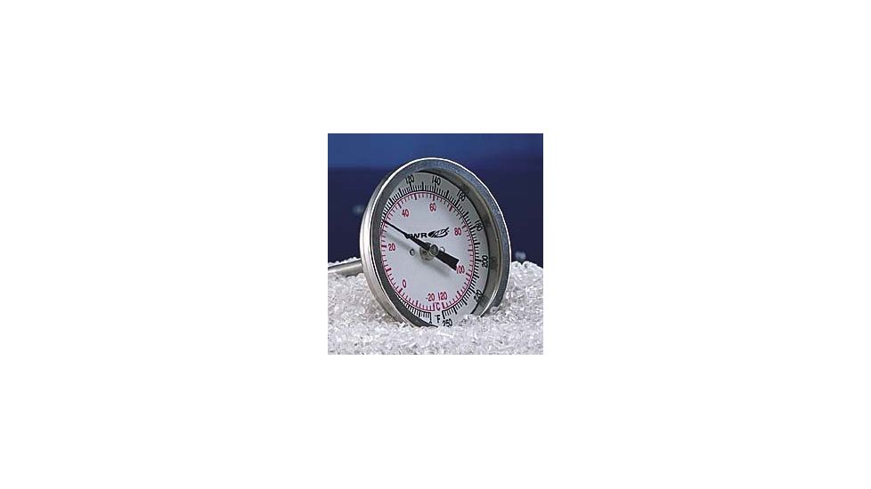VWR Dual-Scale Bi-Metal Dial Thermometers 21625 106 Mm (43/16'') Stem Length