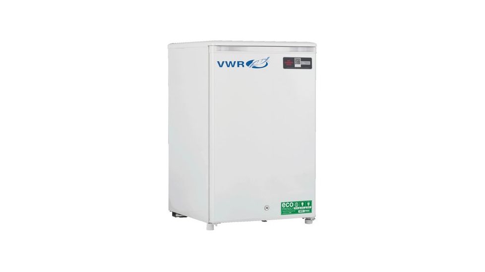VWR Standard Series Free Standing Undercounter Refrigerator and Freezer, 5 cu. ft., Manual, 1 to 10C, 3 Shelves 10819-650-EA