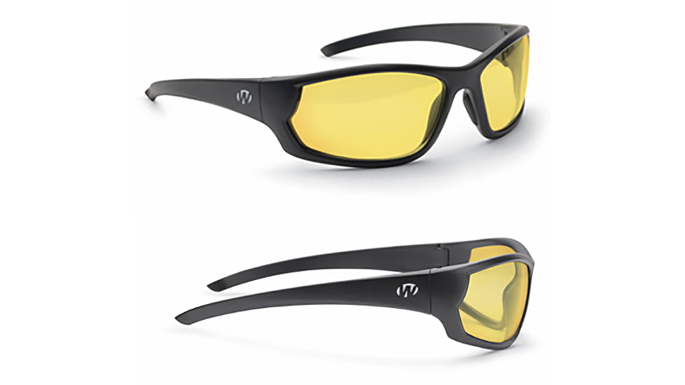 Walkers IKON Vector Glasses, Black Frame, Amber Lenses, GWP-IKNFF4-AMB