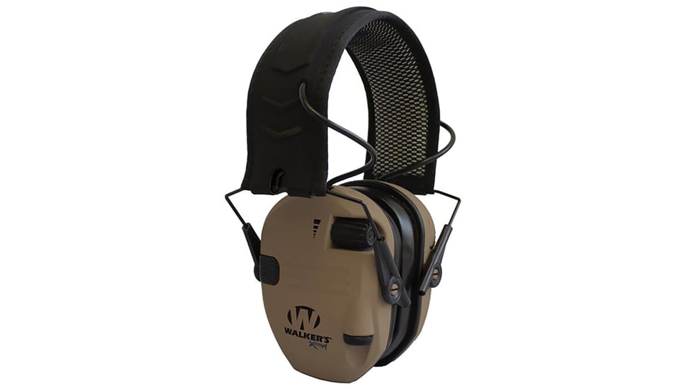 Walker's GWP-XRSEM-BB Razor X-TRM Digital Muff 21 DB Over The Head Polymer Battl