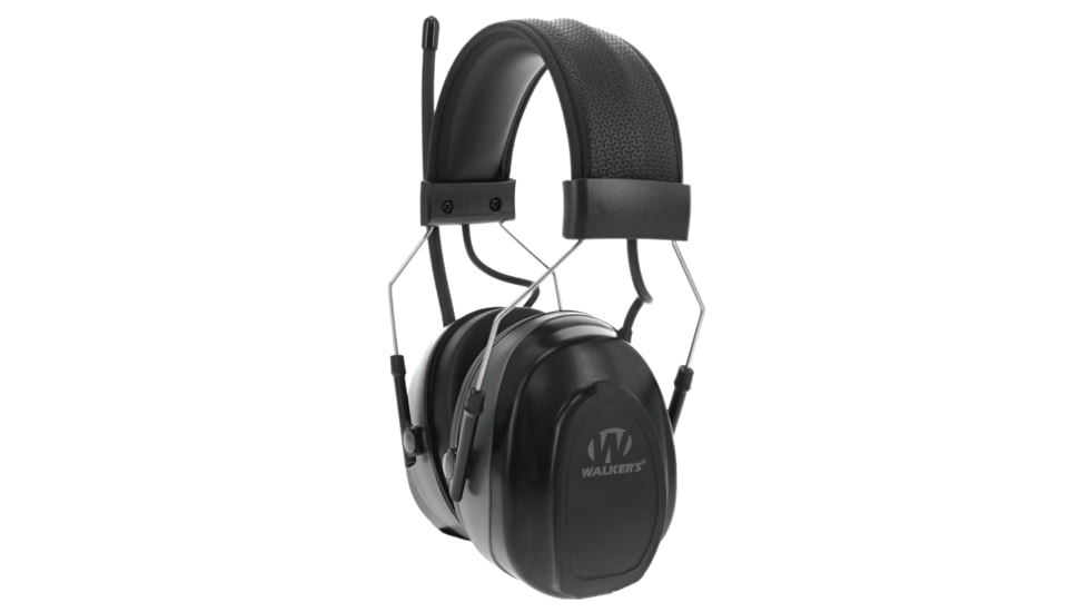 Walker's Joblink Digital AM/FM Radio Ear Muff, Built-in Radio, Bluetooth Enabled, Black GWP-RDOM-BT