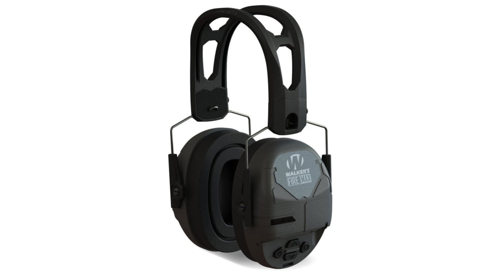 Walkers Digital Muff Firemax Rechargeable Black
