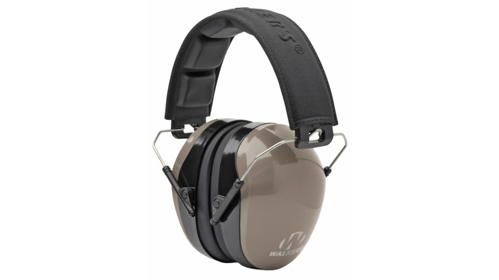 Walkers Dual Colored Passive Ear Muffs, 27 dB NRR, Flat Dark Earth, GWP-DCPM-FDE
