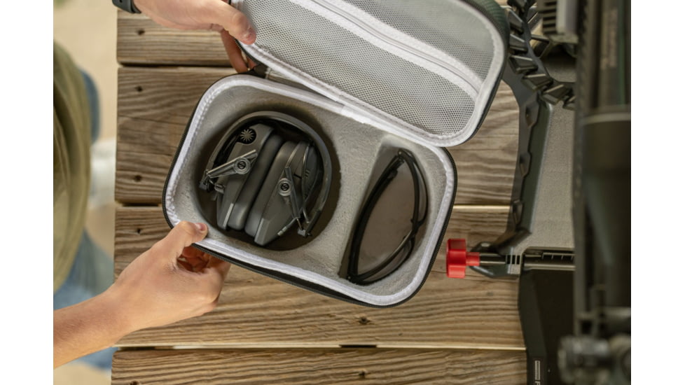 Walkers EAR MUFF AND SHOOTING GLASSES CASE, GWP-MSGSC