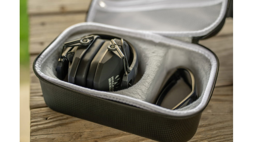 Walkers EAR MUFF AND SHOOTING GLASSES CASE, GWP-MSGSC