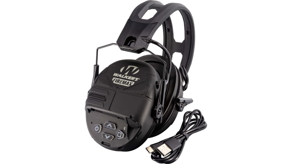 Walkers Firemax Bt Bluetooth Muff, Black, GWP-DFM-BT