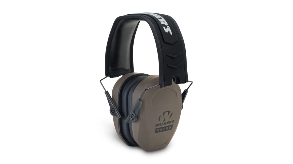 Walkers GWPRSMPASFDE Razor Slim Earmuff 27 DB Flat Dark Earth