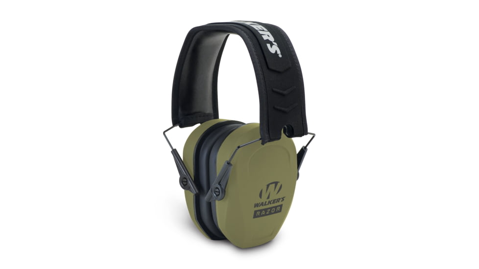 Walkers GWPRSMPASODG Razor Slim Earmuff 27 DB OD Green