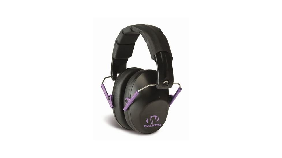 Walkers Pro-Low Profile Folding Muff, Clam Pack, Black/Purple GWP-FPM1-BKPU