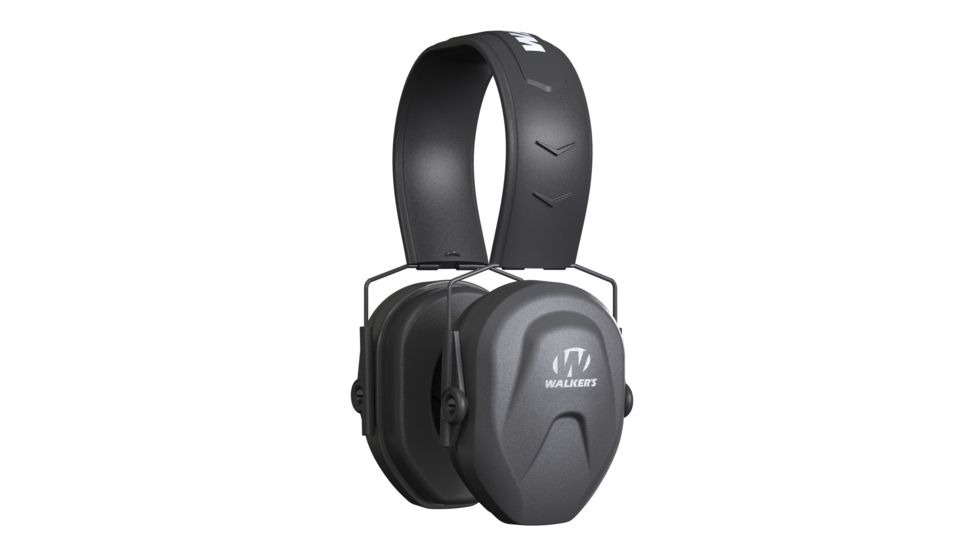 Walkers Razor Youth &amp; Women Compact Passive Ear Muffs,25 dB NRR, Black, GWP-CRPAS