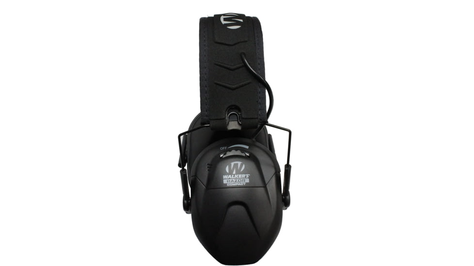 Walkers Razor Compact Electronic Youth &amp; Women Ear Muffs, 23 dB NRR, Black, GWP-CRSEM