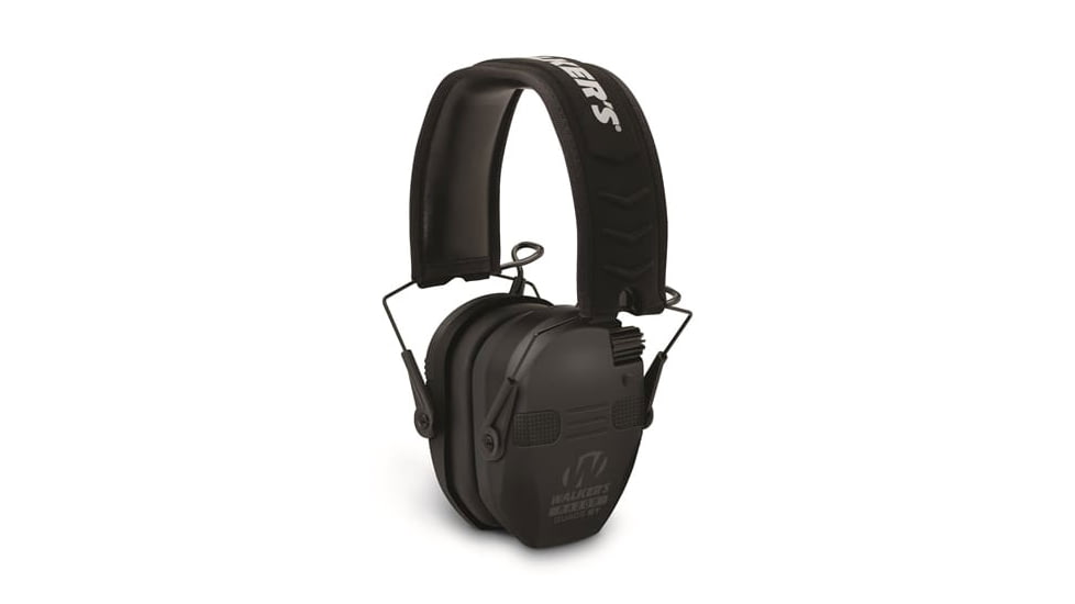 Walkers Razor Slim Electronic Quad Bluetooth Ear Muffs, 23 dB NRR, Black, GWP-RSEQM-BT
