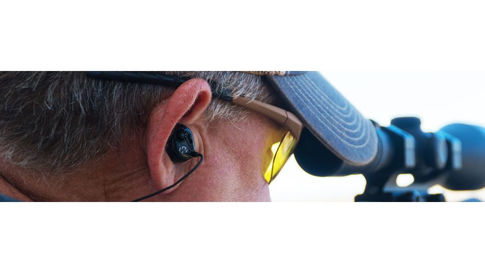 Walkers Silencer In The Ear Plugs Pair, 3 Sizes, 25 NRR, Black, GWP-SLCR