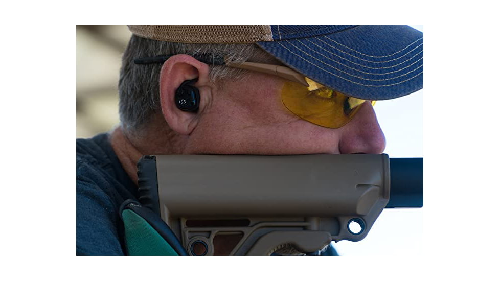 Walkers Silencer In The Ear Plugs Pair, 3 Sizes, 25 NRR, Black, GWP-SLCR
