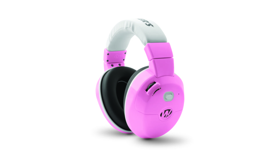 Walkers Youth Active Ear Muff, 22 dB NRR, 2 x AAA, Pink GWP-YAM-PK