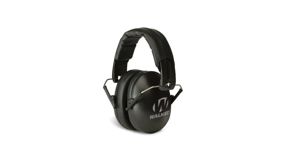 Walkers Youth &amp; Women Folding Ear Muffs, 23 dB NRR, Black, GWP-YWFM2
