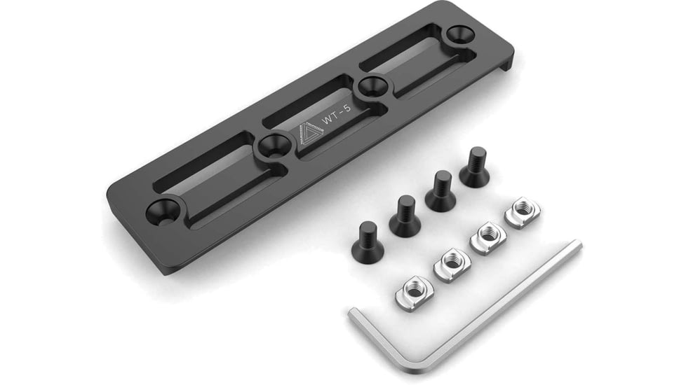 Warrior Tripods Mloc 5in Arca Plate, Aluminum, WT-5