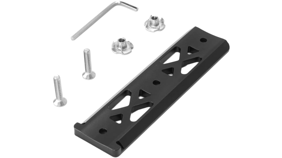 Warrior Tripods Precision Arca Plate, Black, 5in, WT-5F