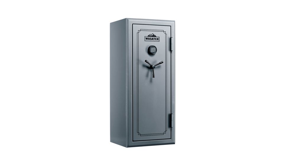 Wasatch 24 Gun Fire and Water Safe with E-Lock, Grey, Oversized, 24EGW