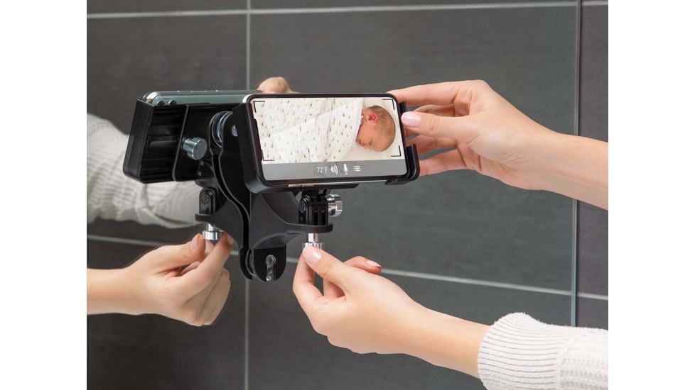 WeatherTech Rotating Two View MirrorFone, Black, 8ARM4