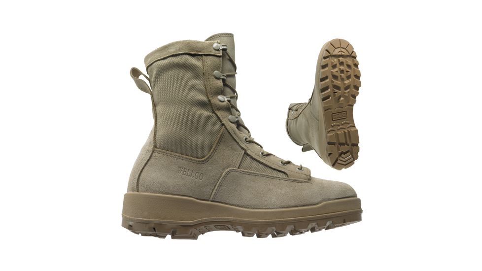 Wellco 80020-001 Military Boots - Desert Tan V-trax