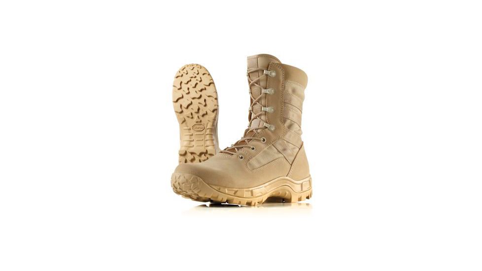 Wellco Tan Generation II Hot Weather Jungle Boots, Regular Size 11.5