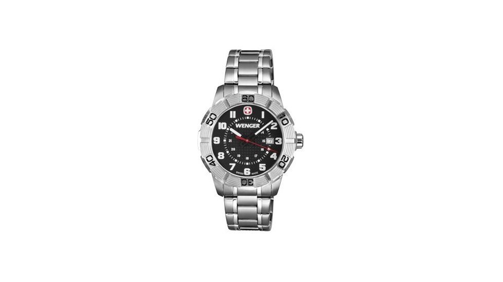 Wenger Mens Roadster Sport Watch w/ Black Dial, Bracelet 851.102
