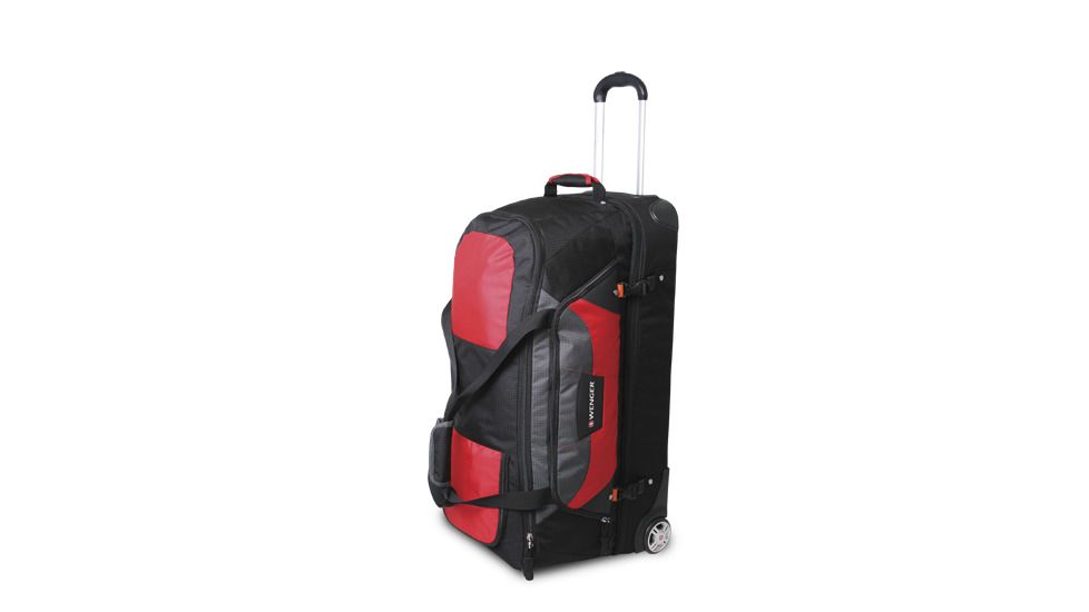 Wenger Sierre 30in rolling duffle bag, Red w/black 12437