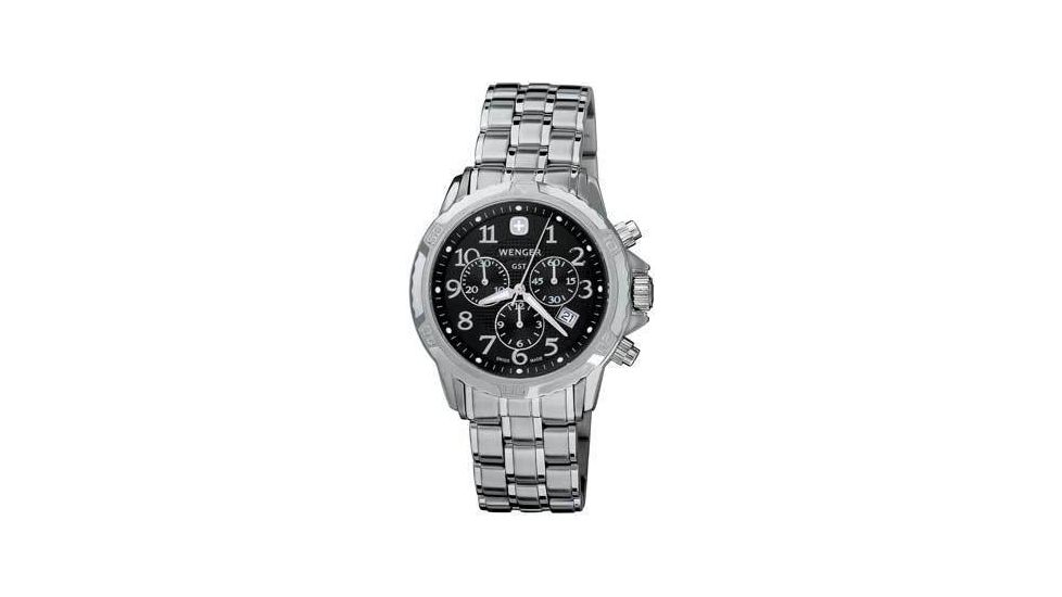 Wenger 78256 GSTch Mens w/ Black Dial