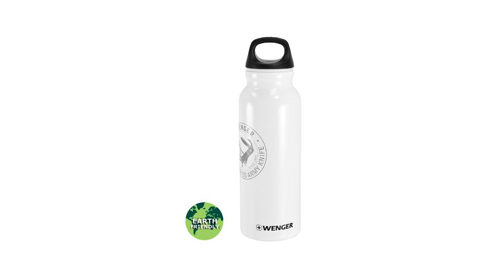Wenger Travel Top 650ml Drinking Bottle, Glossy White 18000