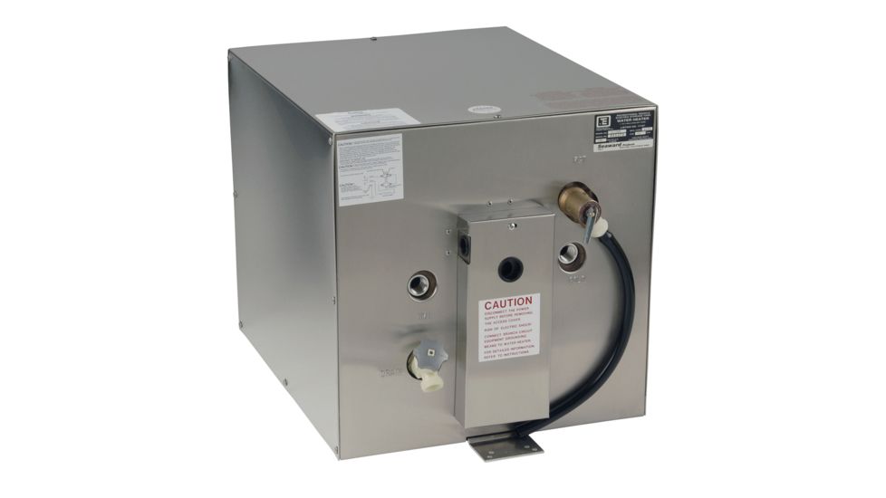 Whale Marine Seaward 11 Gallon Hot Water Heater w/Rear Heat Exchanger - Stainless Steel - 120V - 1500W 59216