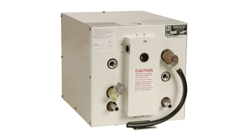 Whale Marine Seaward 6 Gallon Hot Water Heater w/Front Heat Exchager - White Epoxy - 120V - 1500W 59214
