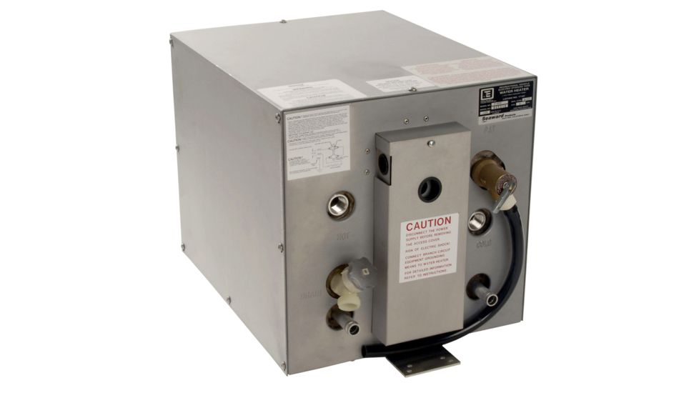 Whale Marine Seaward 6 Gallon Hot Water Heater w/Front Heat Exchanger - Galvanized Steel - 120V - 1500W 59208