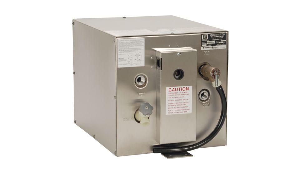 Whale Marine Seaward 6 Gallon Hot Water Heater w/Rear Heat Exchanger - Stainless Steel - 120V - 1500W 59211