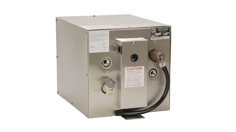 Whale Marine Seaward 6 Gallon Hot Water Heater w/Rear Heat Exchanger - Stainless Steel - 240V - 1500W 68948