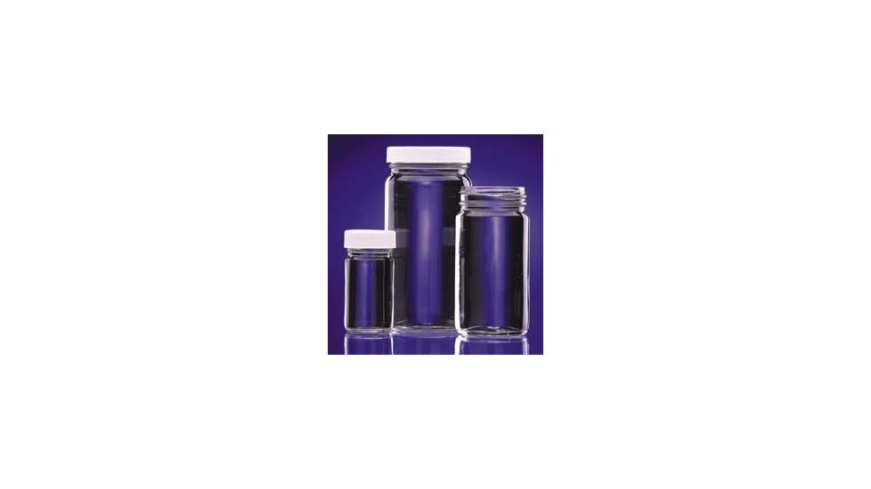 Wheaton AC Round Bottles, Wheaton W216996 White Polypropylene Cap With Polyvinyl Liner, Convenience Packed