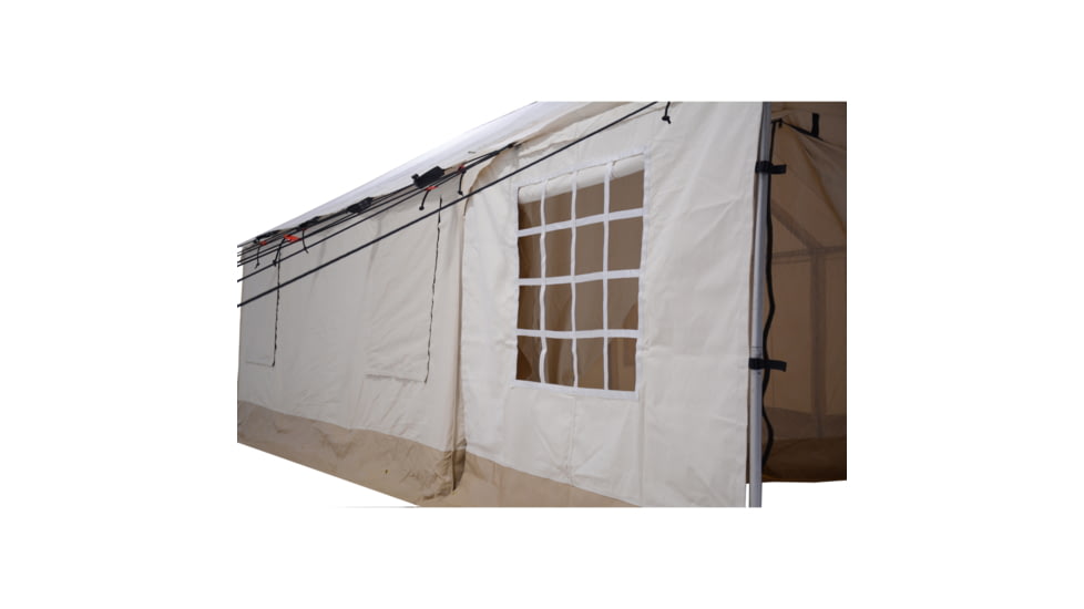 White Duck Alpha Wall Tent Canvas Porch, 8x10ft, WTCP-8x10