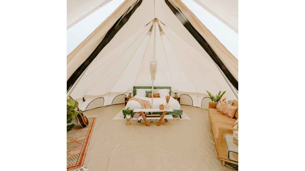 White Duck Avalon Bell Tent, Fire Water Repellent, 20ft, TNT-009155